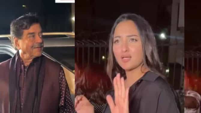 Sonakshi Sinha : शत्रुघ्न सिन्हा-जहीर इक्बालसमोरच भडकली सोनाक्षी सिन्हा, संतापून म्हणाली - आता बास...