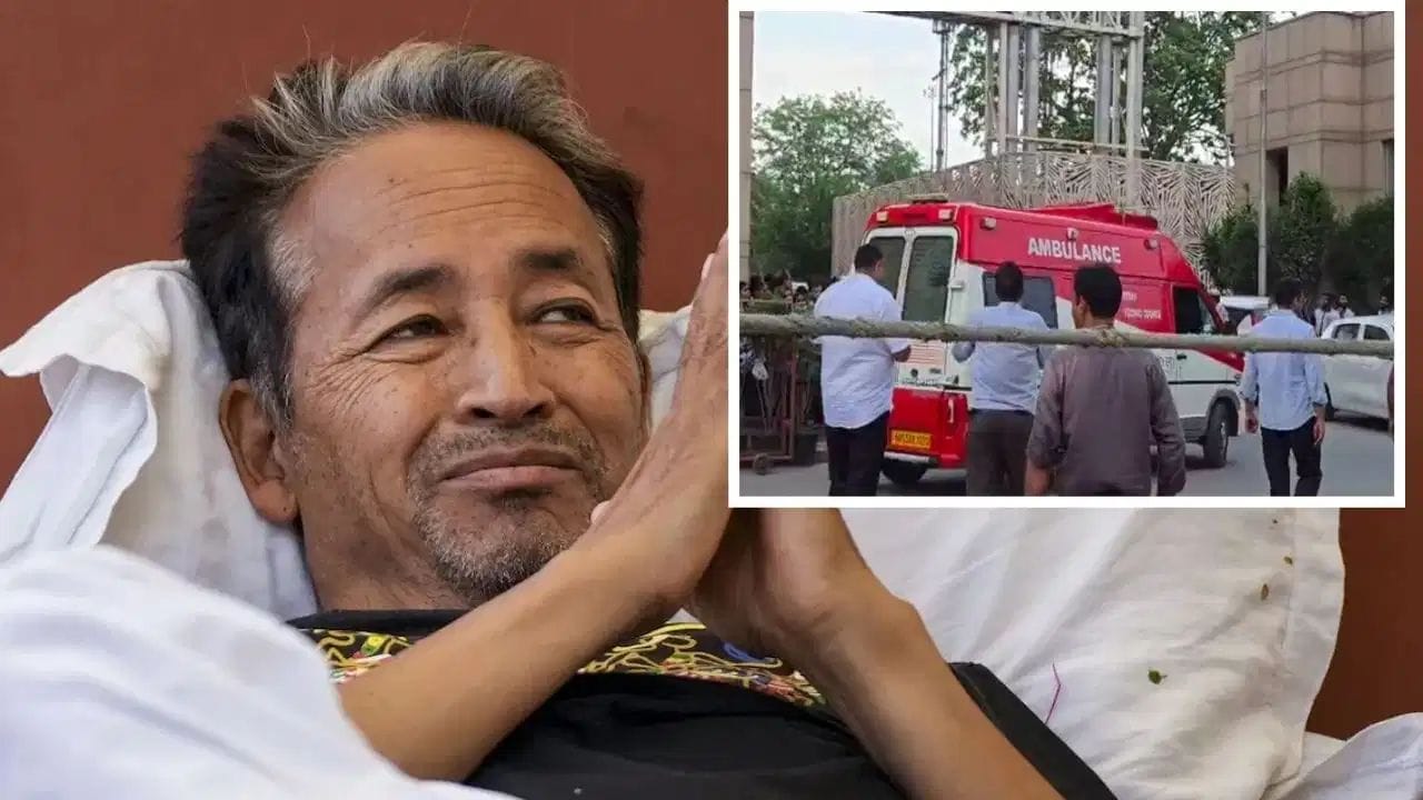 ब्लड शुगर आणि पोटॅशियमची कमी? सोनम वांगचुक यांची कशी आहे तब्येत? ब्लड शुगर आणि पोटॅशियमची कमी? सोनम वांगचुक यांची कशी आहे तब्येत?