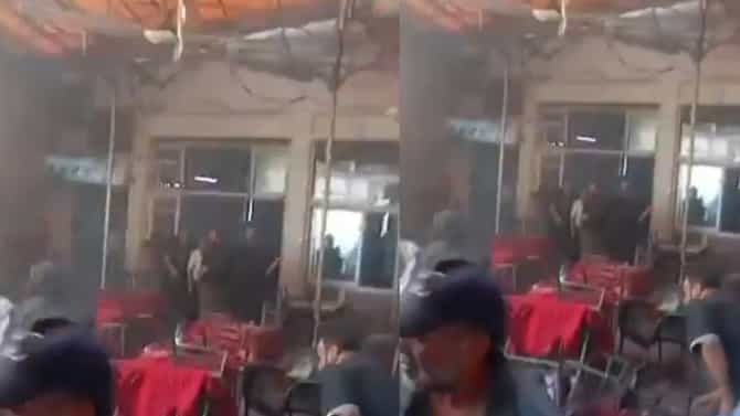 सीरियातील प्रसिद्ध कॅफेत भीषण स्फोट; 9 जणांचा मृत्यू , रस्त्यावर रक्ताचा सडा