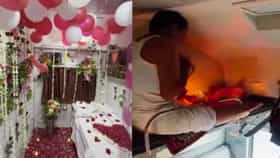 चालत्या गाडीत प्रवाशाचे प्रताप पाहून नेटीजन्स अवाक् , Video