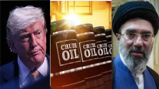US-Iran War Impact On Crude : मोठा धमाका होणार ? कच्चा तेलाच्या किमती अचानक पेटल्या; होर्मुजमध्ये तर...