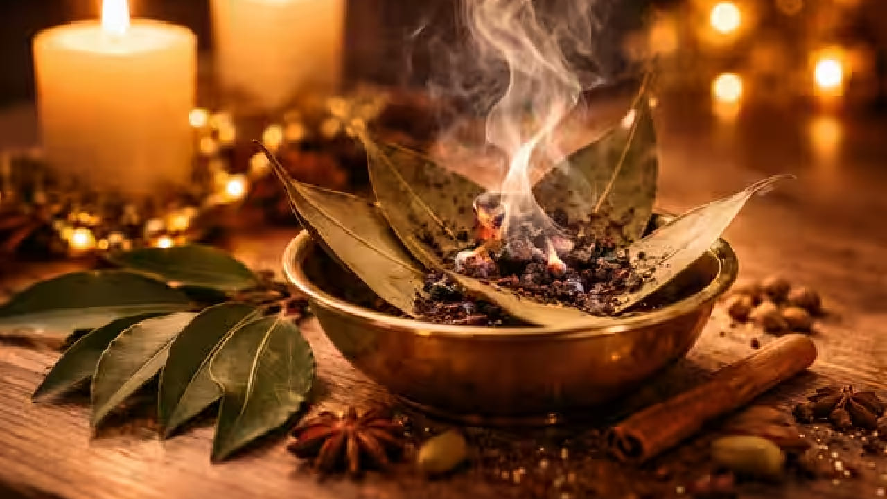 वास्तुशास्त्रानुसार कापूर आणि तेजपत्ता एकत्र जाळणे शुभ मानले जाते. या उपायामुळे घरातील नकारात्मक ऊर्जा कमी होऊन सकारात्मक वातावरण निर्माण होते, अशी धारणा आहे. त्यामुळे घरात शांतता, प्रसन्नता आणि समाधानाचे वातावरण टिकून राहण्यास मदत होते असे वास्तुशास्त्रात सांगितले जाते.