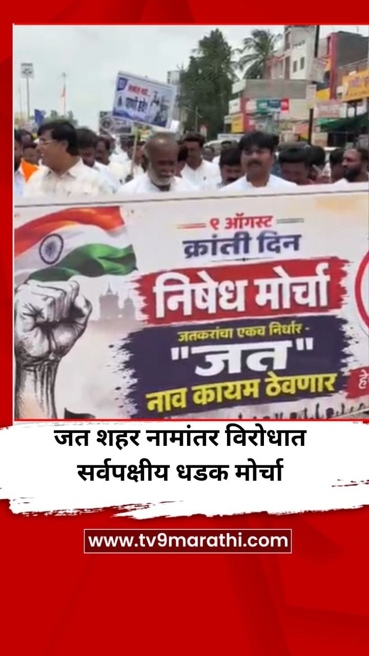 जत शहर नामांतर विरोधात सर्वपक्षीय धडक मोर्चा-1730302
