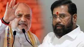 एअरपोर्टवर अमित शाह अन् एकनाथ शिंदेंची भेट, दोन्ही नेत्यांमध्ये एकांतात दहा मिनिटं चर्चा, शिंदेंना मिळालं मोठं आश्वासन