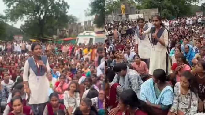 फोटो काढण्यावरून भरचौकात पोलिसांना जाब विचारणाऱ्या भंडाऱ्याच्या छोट्या वाघिणी वायरल..काय झालं..
