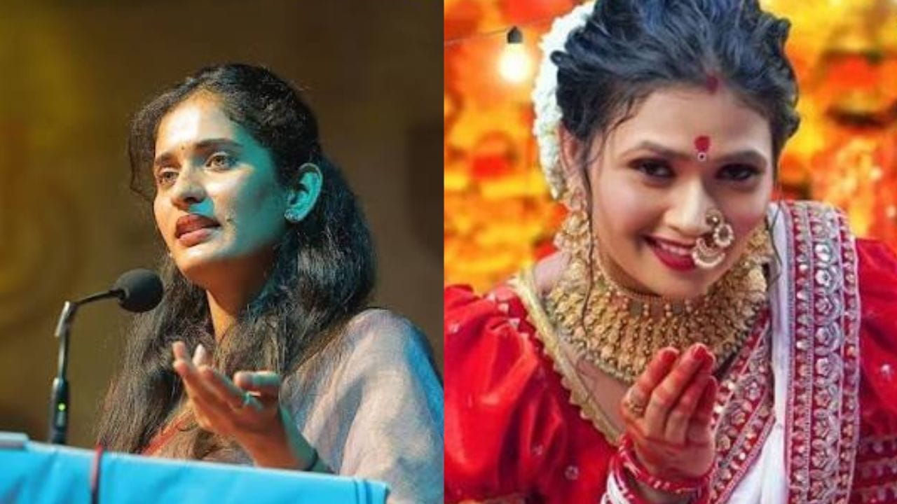 यावेळी कवयित्रीने थेट म्हटले की, शिट्ट्या वाजवण्यापूर्वी हेच लक्षात ठेवा की, गौतमी पाटील नाही तर तुम्ही गुंजन पाटीलला ऐकत आहोत. ज्यानंतर काहीवेळ शिट्ट्यांचा आवाज कमी झाला.