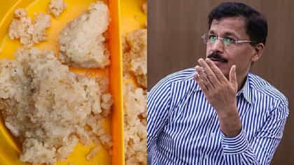 तुकाराम मुंढे साहेब हे काय चाललंय? शाळेच्या आहारात अळ्या, किडे....