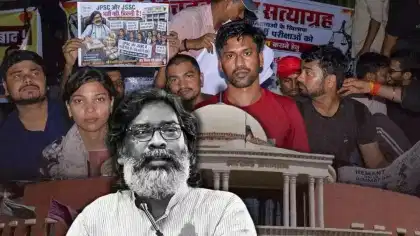 झारखंडमध्ये विद्यार्थी आंदोलनाला यश, CM सोरेन यांची मोठी घोषणा.