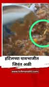 हॉटेलच्या पावभाजीत जिवंत अळी, पिंपरी -चिंचवडमधील धक्कादायक प्रकार