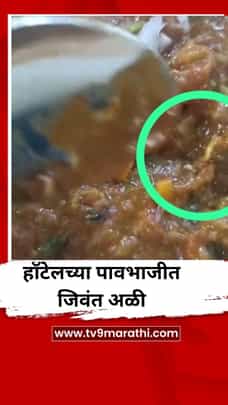हॉटेलच्या पावभाजीत जिवंत अळी, पिंपरी -चिंचवडमधील धक्कादायक प्रकार-1728180