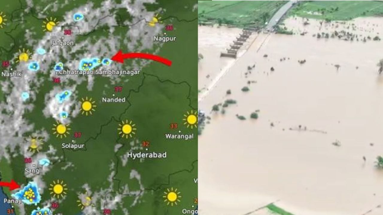 Maharashtra Weather Update : महाराष्ट्रात मुसळधार पाऊस, 7 जिल्ह्यांमध्ये धो धो पावसाचा इशारा, पुढील 24 तासात..