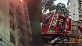 मुंबईत अग्नितांडव, 2 जणांचा मृत्यू तर 6 जखमी, 12 मजली इमारतीला भीषण आग.