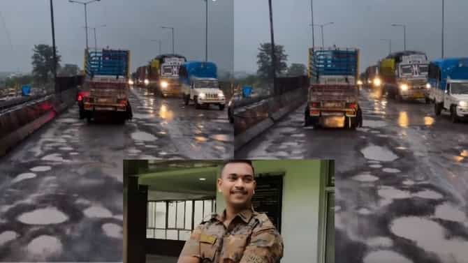 मुंबई-नाशिक महामार्ग मृत्यूचा सापळा, TDRF जवानाच्या मृत्यूनंतर तो खड्डा बुजवला, परंतू अन्य खड्ड्यांचे काय ?