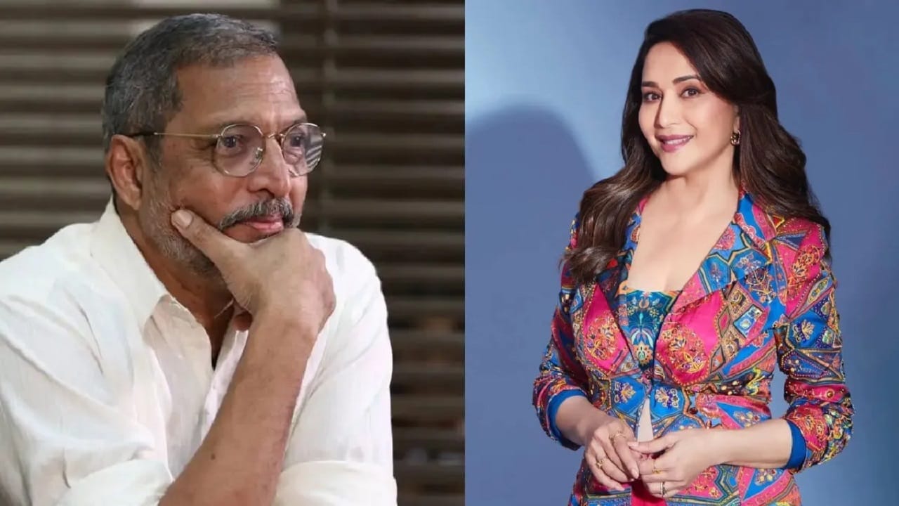 Nana Patekar : 'तुला खूप भेटले, पण मला तर...', 25 वर्षांनंतर माधुरी दीक्षितला भेटताच नाना पाटेकरांची खोडकर टिपण्णी, व्हिडीओ व्हायरल Nana Patekar : 'तुला खूप भेटले, पण मला तर...', 25 वर्षांनंतर माधुरी दीक्षितला भेटताच नाना पाटेकरांची खोडकर टिपण्णी, व्हिडीओ व्हायरल