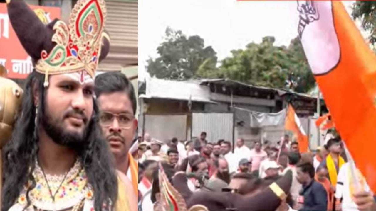नाशिकमध्ये खड्ड्यांचे साम्राज्य, ठाकरे सेनेचा पालिकेवर 'महामोर्चा' नाशिकमध्ये खड्ड्यांचे साम्राज्य, ठाकरे सेनेचा पालिकेवर 'महामोर्चा'