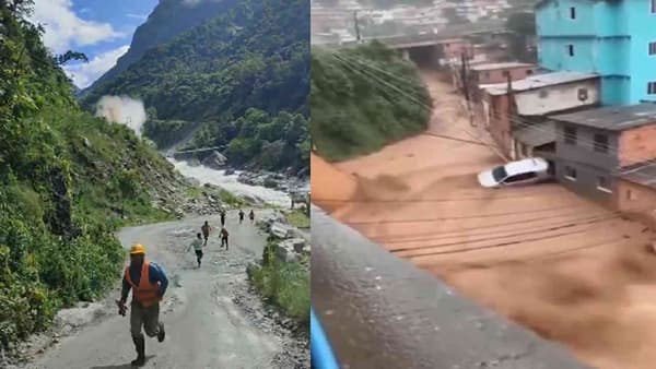 Nepal Floods : पळून, पळून किती पळणार? काळच मागे लागला, नेपाळमधल्या पुराचा सर्वात भीषण VIDEO आला समोर