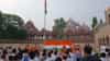 नवी दिल्लीतील अक्षरधाम मंदिरात स्वातंत्र्यदिन उत्साहात साजरा, संतांची राष्ट्रध्वजाला सलामी