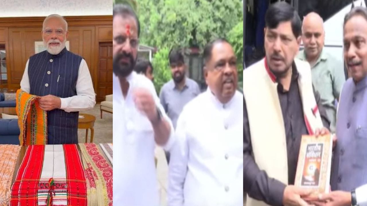 ठाकरेंचे फुटीर खासदार पंतप्रधान नरेंद्र मोदींच्या भेटीला, दिल्लीत घडामोडींना वेग, राज्यातील बडे नेतेही.. ठाकरेंचे फुटीर खासदार पंतप्रधान नरेंद्र मोदींच्या भेटीला, दिल्लीत घडामोडींना वेग, राज्यातील बडे नेतेही..