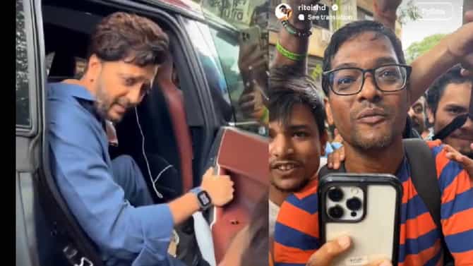 GPay आहे का? रस्त्यावर भीक मागणाऱ्या चिमुकल्याला रितेश देशमुखचा सवाल; पापाराझीने दिले पैसे, आता शोधतोय त्याचा नंबर
