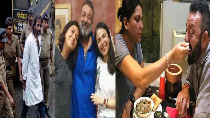 Sanjay Dutt : तुरुंगात असताना संजूबाबाने राक्षबंधनला बहिणींना दिलेली ती भेट, ढसाढसा रडू लागले तिघे