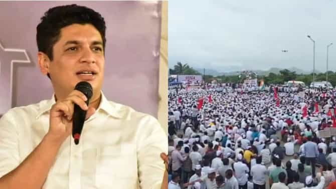 सत्यजित तांबे यांना मोठा दणका! रास्ता रोको आंदोलन करणं भोवलं, तांबेंसह 300 आंदोलकांवर गुन्हा दाखल