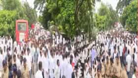 Shaktipeeth Marg : 'पैसे जास्त झाले असतील तर..' शक्तीपीठ मार्गाविरोधात सांगलीत भव्य मोर्चा, काँग्रेस-शरद पवार पक्षाचे बडे नेते आले एकत्र