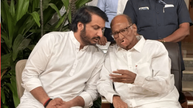 महाराष्ट्राच्या राजकारणात मोठं घडणार? शरद पवार आणि पार्थ पवार भेटीनंतर भलत्याच चर्चांना उधाण, 3 तासांच्या बैठकीत…