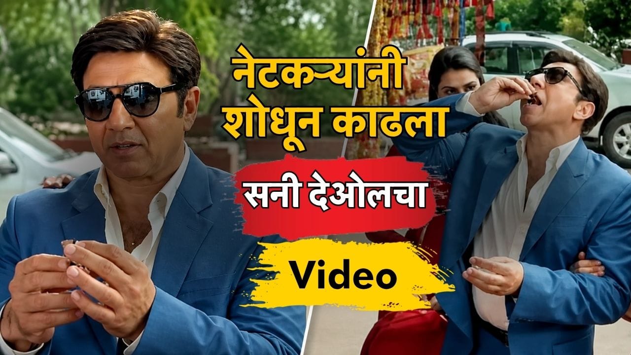 मी त्यातला नव्हेच.. म्हणून फसला सनी देओल, नेटकऱ्यांनी शोधून काढला व्हिडीओ; म्हणाले 'वाह रे भाऊ..' मी त्यातला नव्हेच.. म्हणून फसला सनी देओल, नेटकऱ्यांनी शोधून काढला व्हिडीओ; म्हणाले 'वाह रे भाऊ..'