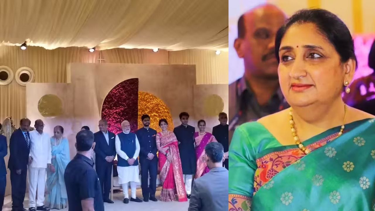 अख्खे पवार कुटुंब सुप्रिया सुळे यांच्या लेकीच्या रिसेप्शनला, सुनेत्रा पवार गैरहजर, अखेर काय घडले.. अख्खे पवार कुटुंब सुप्रिया सुळे यांच्या लेकीच्या रिसेप्शनला, सुनेत्रा पवार गैरहजर, अखेर काय घडले..