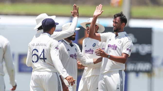 IND vs SL : भारताचा कसोटी विजय, श्रीलंकेला पहिल्या सामन्यात 165 धावांनी नमवलं