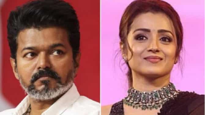 Trisha Krishnan: थलपती विजय यांना टोमणा मारण्याच्या नादात पुन्हा त्रिशाबद्दल टिप्पणी; नेत्याच्या वक्तव्यावरून वाद