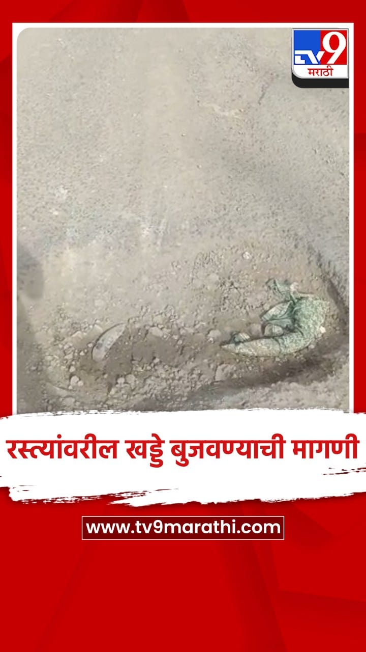 नाशिक-पुणे राष्ट्रीय महामार्गावर सिन्नर येथे रस्त्यांवर खड्डे-1734724