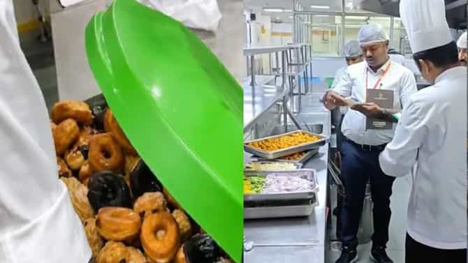 207 किलो बुरशी आलेल्या भाज्या, 250 किलो सडलेले पदार्थ, पंचतारांकित हॉटेलचे किचन पाहून अधिकाऱ्यांना धक्का, थेट..