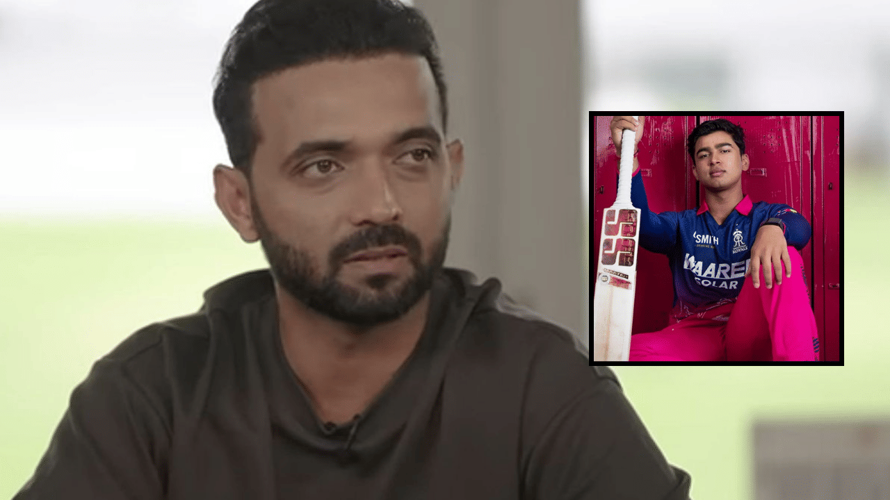 Ajinkya Rahane: अजिंक्य रहाणेचा वैभव सूर्यवंशीला मोठा इशारा, खडसावत म्हटले, त्याला कळायला... Ajinkya Rahane: अजिंक्य रहाणेचा वैभव सूर्यवंशीला मोठा इशारा, खडसावत म्हटले, त्याला कळायला...