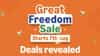 Amazon Great Freedom Sale 2026 : Amazon ने उघडले पत्ते, Great Freedom Sale 7 ऑगस्टपासून सुरू, मिळणार बंपर ऑफर्स