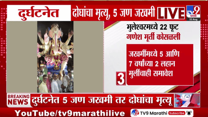 भुलेश्वरमधील गणेश मुर्ती अपघात प्रकरणी खळबळ जनक माहिती समोर, अचानक....