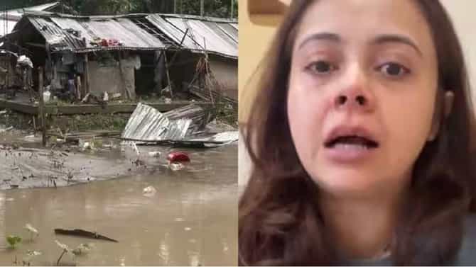 सगळंच संपलं.., पुरात अडकली आई, पाण्याखाली गेलं घर; अभिनेत्रीला अश्रू अनावर