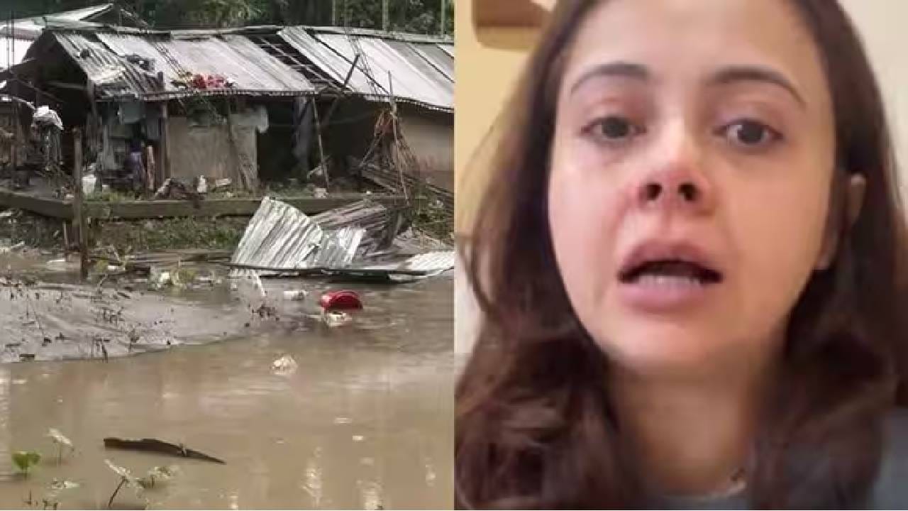 सगळंच संपलं.., पुरात अडकली आई, पाण्याखाली गेलं घर; अभिनेत्रीला अश्रू अनावर सगळंच संपलं.., पुरात अडकली आई, पाण्याखाली गेलं घर; अभिनेत्रीला अश्रू अनावर