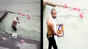 तू माझ्यासाठी मेलीस... जिवंत पत्नीचं पिंडदान करून व्हिडिओ पोस्ट.