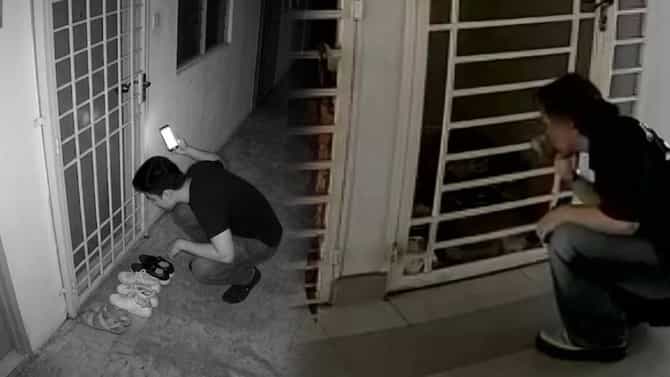 महिलांच्या बूटाचा वास घेण्यासाठी थेट घरात घुसायचा, CCTV पाहून पोलिसही चक्रावले, कारण ऐकून..