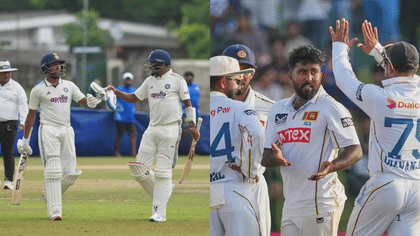 IND vs SL: दुसऱ्या दिवसाची शेवट वादग्रस्त, सामन्यात राडा, श्रीलंकन फलंदाजाने थेट ग्लोव्हज काढले अन्...