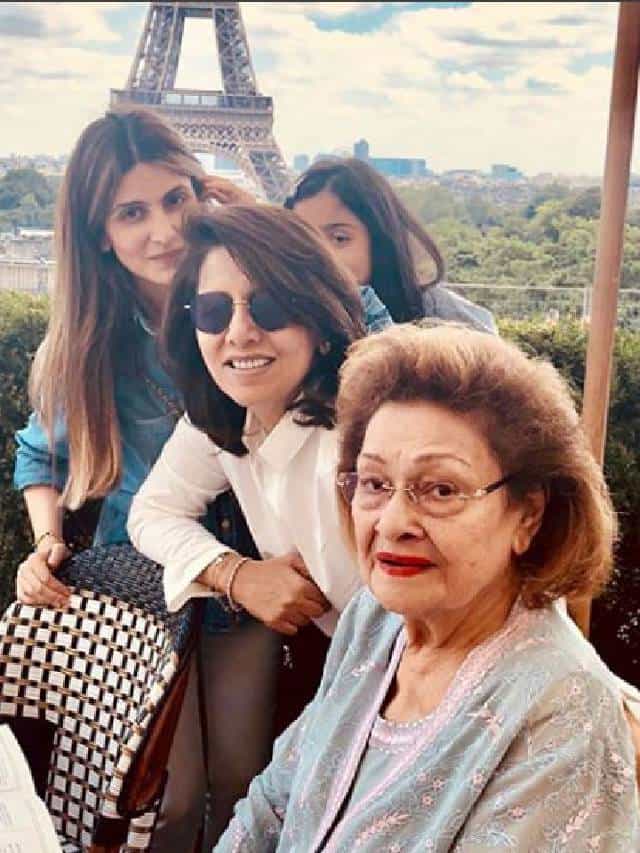 कपूर कुटुंबाच्या चार पिढ्या एकत्र; नीतू कपूर यांनी शेअर केला दुर्मिळ फोटो