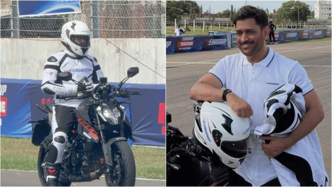 MS Dhoni: क्रिकेटनंतर आता रेसिंगची क्रेझ, 45व्या वयात Gen Z लाही लाजवेल अशी एनर्जी, धोनीचा Video तुफान व्हायरल