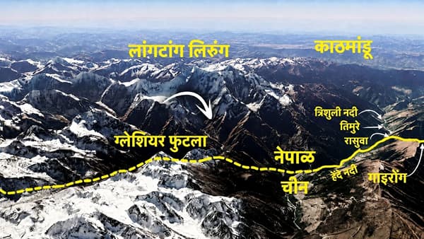 Nepal Flood: 4000 फूट खाली कोसळला 2 हजार फूट रुंद बर्फाचा डोंगर; नेपाळच्या महाप्रलयाची Inside Story