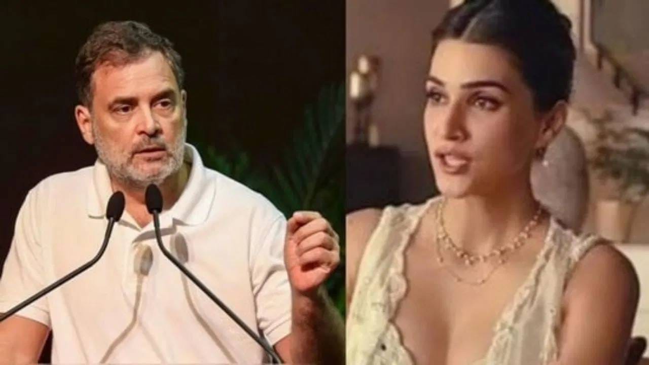 Kriti Sanon : कृती सेनला राहुल गांधींचा पाठिंबा, ट्रोल करणाऱ्यांना थेट सुनावलं, म्हणाले महिलांनी काय परिधान करावं... Kriti Sanon : कृती सेनला राहुल गांधींचा पाठिंबा, ट्रोल करणाऱ्यांना थेट सुनावलं, म्हणाले महिलांनी काय परिधान करावं...