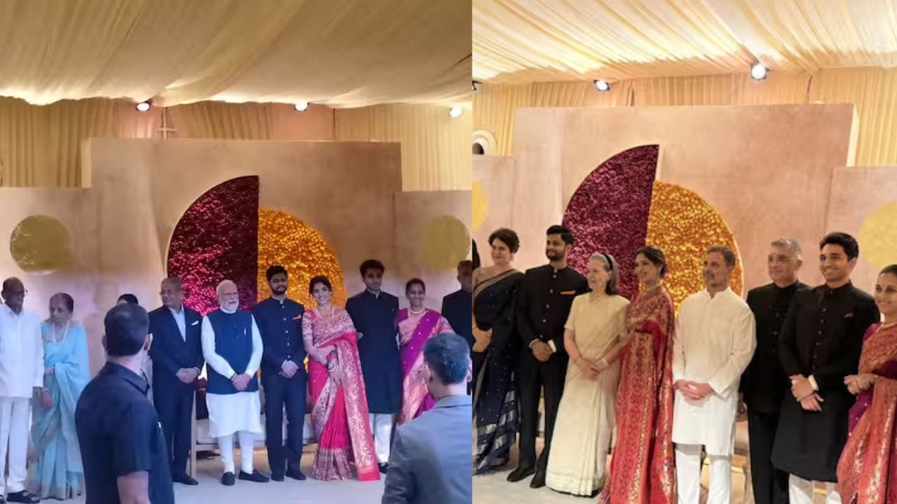 सकाळी शरद पवार यांच्या गटाच्या 8 खासदारांनी पंतप्रधान नरेंद्र मोदी यांची भेट घेतली. या भेटीनंतर विविध चर्चांना उधाण आले. यादरम्यानच रात्री दिल्लीत सुपिया सुळे यांची मुलगी रेवती सुळे आणि सारंग लखाणी यांचे रिसेप्शन पार पडले.