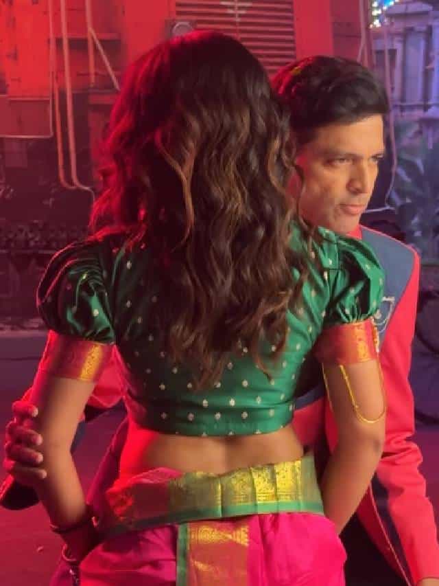 माधुरी दीक्षितच्या स्टाइलमध्ये या अभिनेत्रीने केला लूक, फोटोंची होतेय तुफान चर्चा
