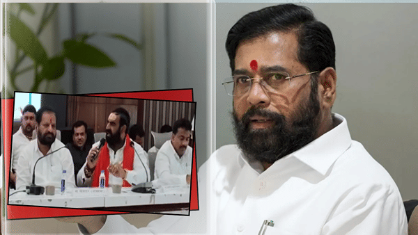 Video | नोकर आहात, नोकरांसारखे वागा; भर बैठीकीतच शिंदेंचा आमदार कडाडला, असं काय घडलं की…