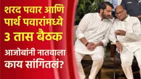 सर्वात मोठी बातमी ! शरद पवार आणि पार्थ पवारांमध्ये तीन तास बैठक; आजोबांनी नातवाला काय सांगितलं?