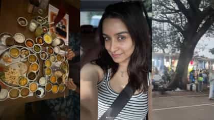 रस्त्यावर शॉपिंग, बिनधास्त हादडलं, श्रद्धा कपूर मुंबईत भटकली.
